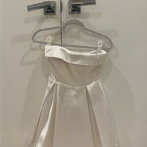 Meshki White Strapless Dress